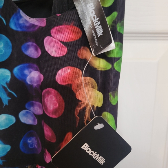 BLACKMILK NEW RARE Rainbow Jellyfish dress Large - Picture 3 of 3